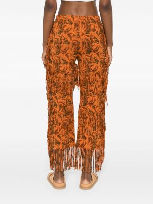 Rovné kalhoty Alanui oranžové