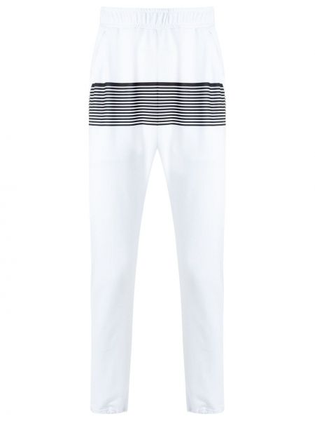 Pruhované kalhoty Amir Slama bílé