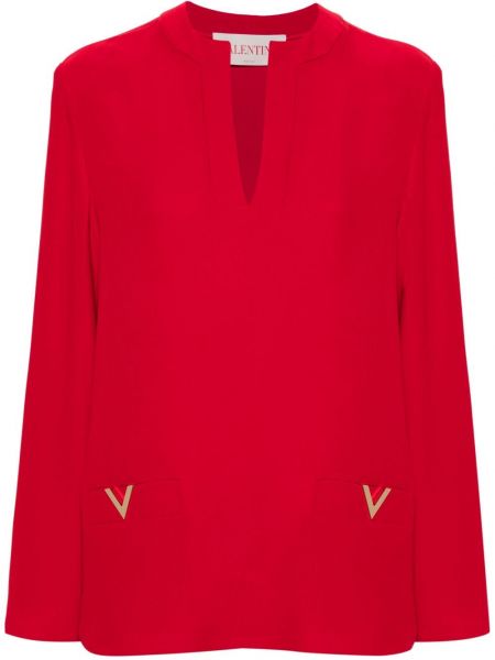 Копринена блуза Valentino Garavani