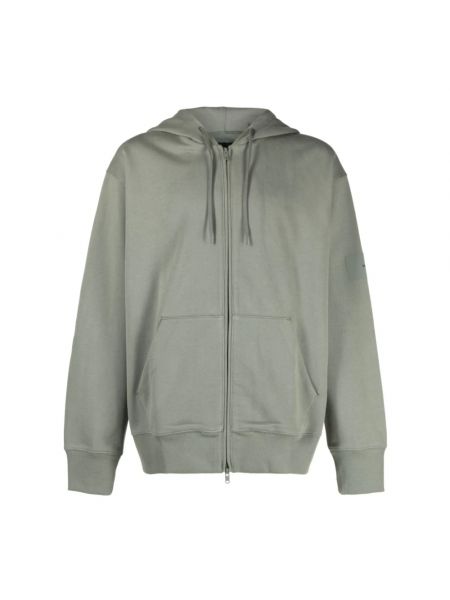 Streetwear hoodie mit reißverschluss Y-3 grün