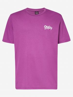 Тениска Oakley виолетово