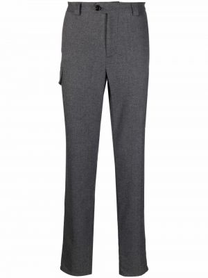 Pantalones cargo slim fit Brunello Cucinelli gris