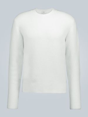 Voľný priliehavý sveter Nanushka biela