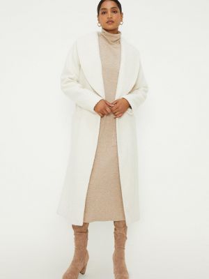Длинное пальто Dorothy Perkins белое