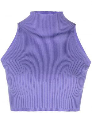 Crop top tricotate Aeron violet