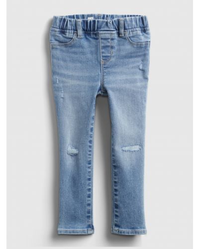 Obnosené džínsy Gap modrá