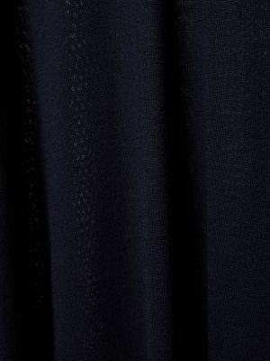 Polo di lana di seta in maglia Annagreta grigio