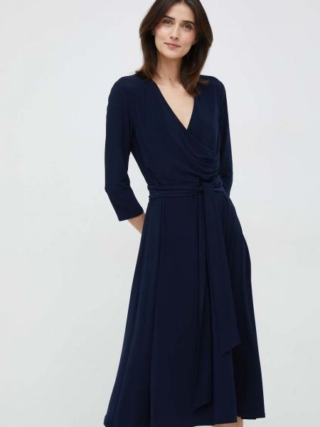 Lauren Ralph Lauren ruha sötétkék, mini, harang alakú