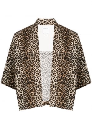 Риза с принт с леопардов принт Visvim