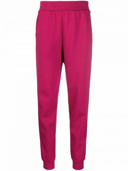 Αθλητικό παντελόνι από ζέρσεϋ Karl Lagerfeld ροζ
