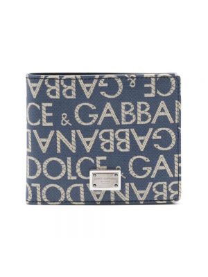 Jacquard geldbörse Dolce & Gabbana blau
