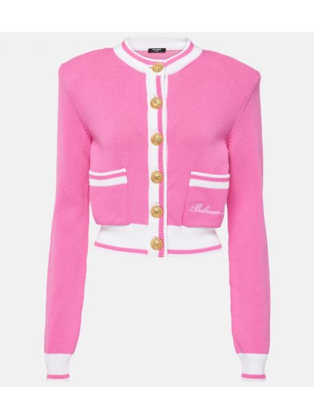 Striktrøje Balmain pink