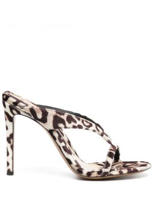 Leopard trykt sandaler Alexandre Vauthier brun