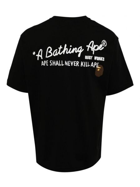 Raštuotas medvilninis marškinėliai A Bathing Ape®
