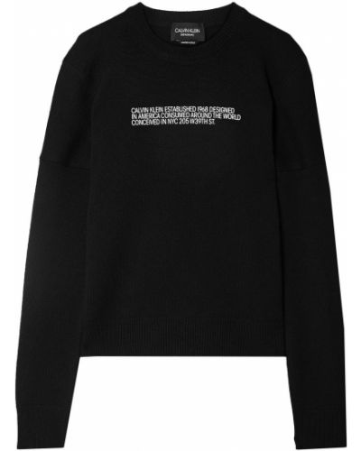 Z kaszmiru sweter Calvin Klein 205w39nyc, сzarny