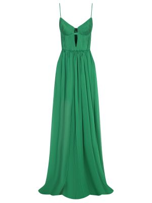 Шифоновое вечернее платье Rasario зеленое