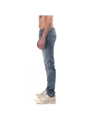 Slim fit skinny jeans Les Hommes blau