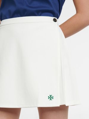 Plisované mini sukně Tory Sport bílé