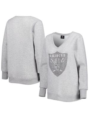 Пуловер с v-образным вырезом Unbranded серебряный