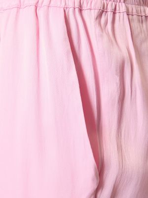 Oversized viszkóz nadrág Sleeper rózsaszín