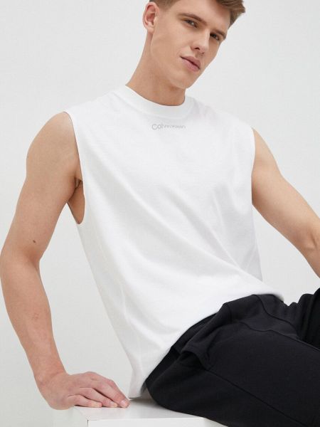 Calvin Klein Performance edzős póló CK Athletic fehér