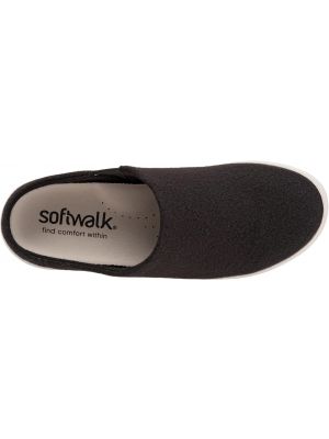 Фетровые кроссовки Softwalk черные