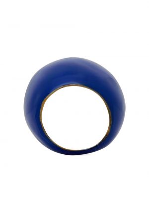 Chunky ring Saint Laurent blau
