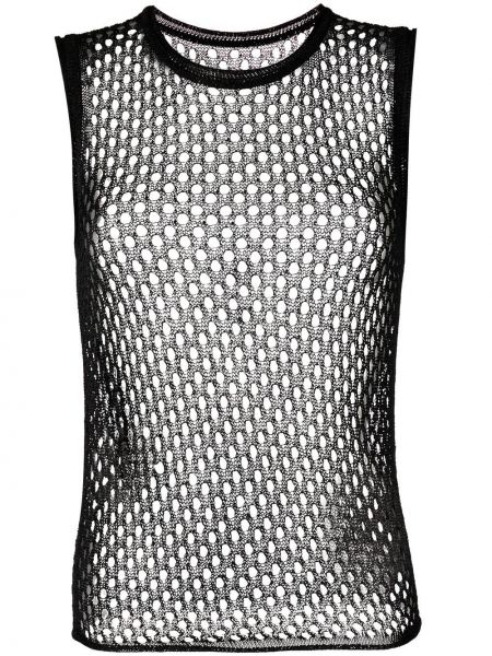 Mesh tank top Dion Lee svart