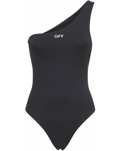 Jednodílné plavky Off-white černé