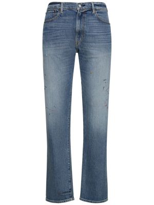 Jeans skinny slim en coton Re/done bleu