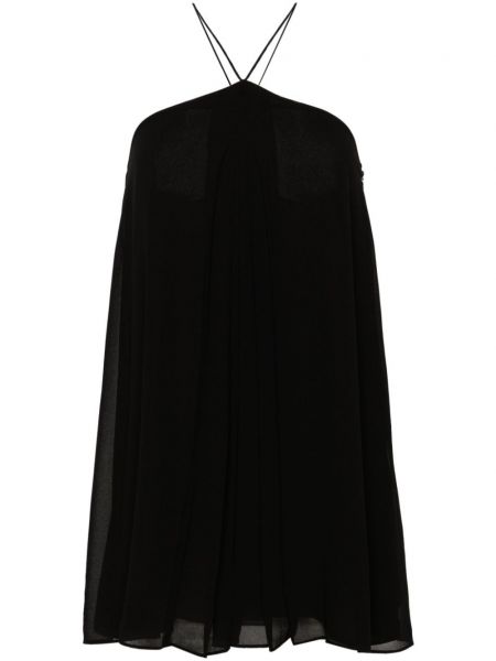 Kleid mit plisseefalten Claudie Pierlot schwarz