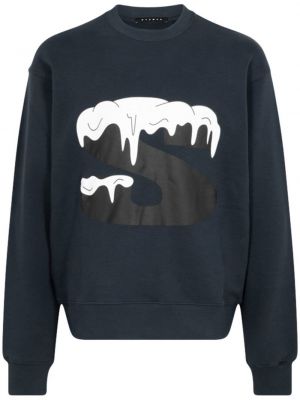 Sweatshirt mit rundem ausschnitt Stampd blau