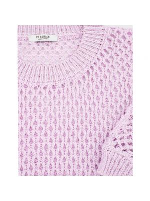 Jersey de punto manga corta de tela jersey Peserico violeta