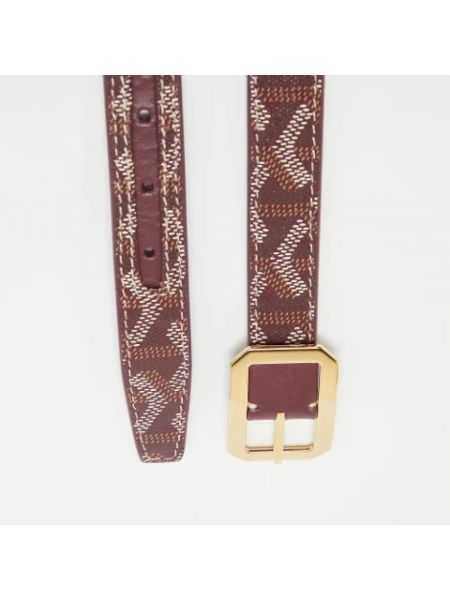 Cinturón de cuero Goyard Vintage