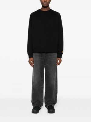 Sweatshirt mit rundem ausschnitt Carhartt Wip schwarz