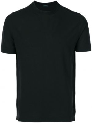Camiseta ajustada Zanone negro