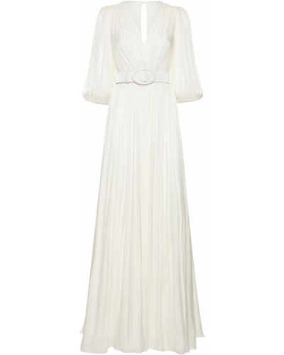 Midi haljina Costarellos bijela
