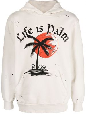 Hoodie con stampa Palm Angels