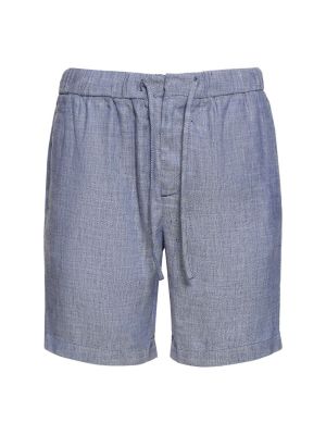 Pantaloni chino di lino Frescobol Carioca blu