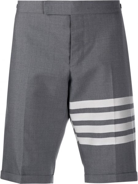 Einfarbige shorts Thom Browne grau