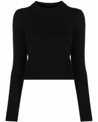 Jersey de cachemir de tela jersey con estampado de cachemira Alexander Mcqueen negro