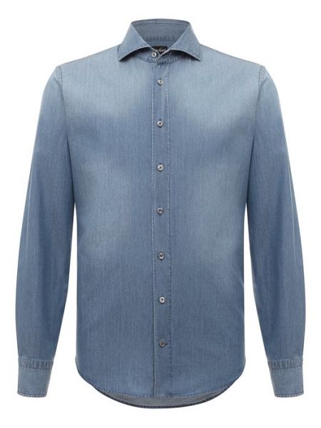 Джинсовая рубашка Van Laack синяя