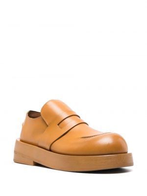 Nahast loafer-kingad Marsell kollane