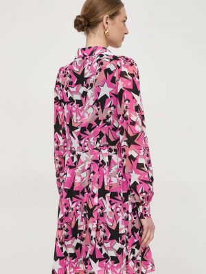 Mini šaty Silvian Heach růžové