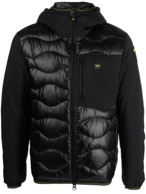 Stepēta dūnu jaka ar kapuci Blauer melns