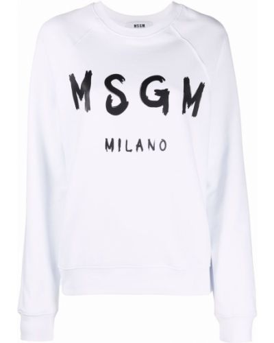 Sweatshirt Msgm vit