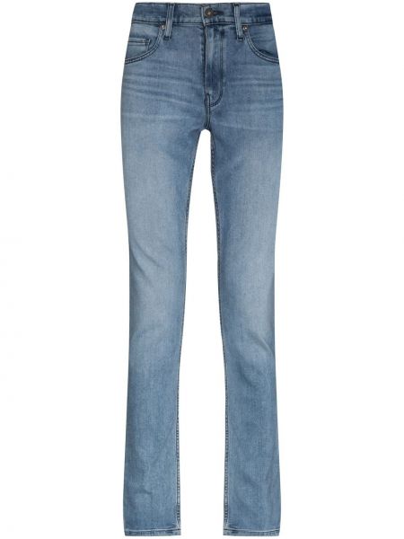 Slim fit skinny fit-jeans Paige blå