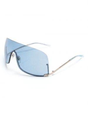 Oversized sluneční brýle Gucci Eyewear modré