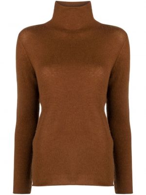 Sweter z kaszmiru Société Anonyme brązowy