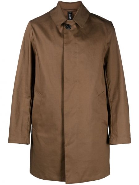 Βαμβακερό παλτό με κουμπιά Mackintosh